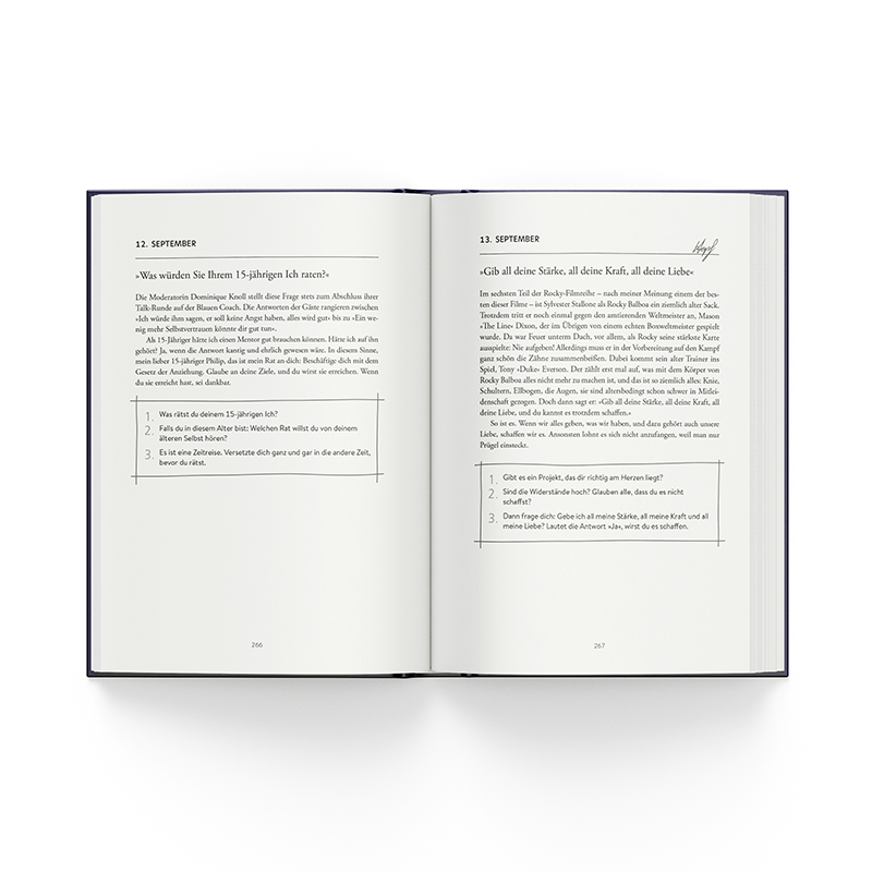 Jeden Tag einen Schritt